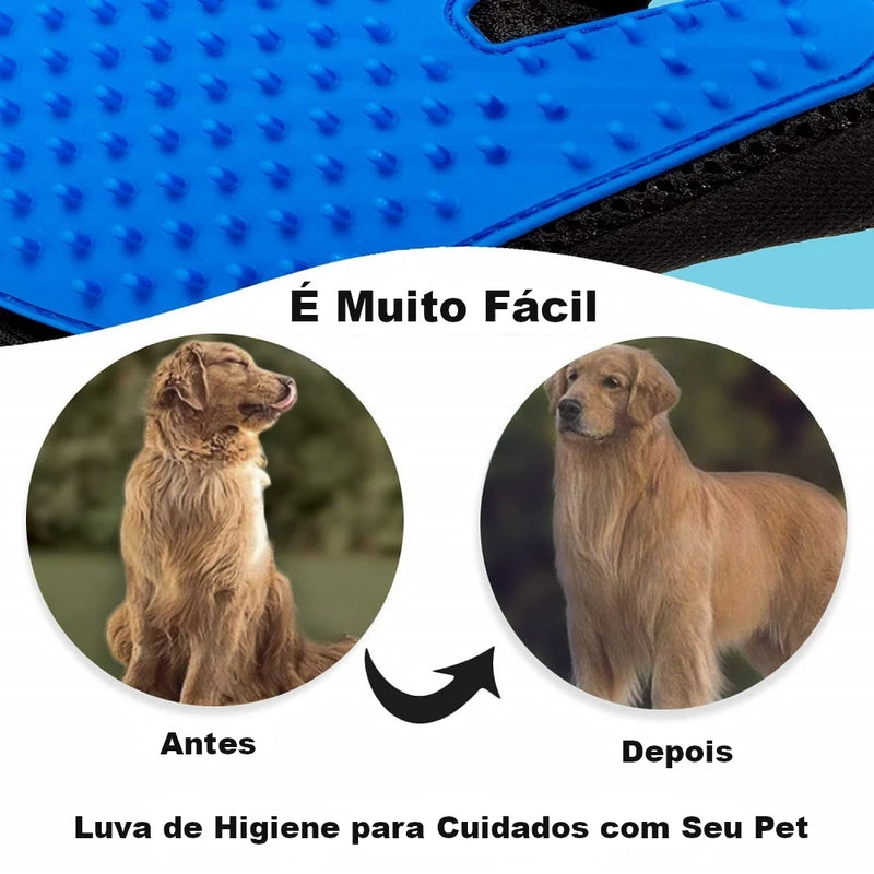 Luva Removedora de Pelos para Cães e Gatos